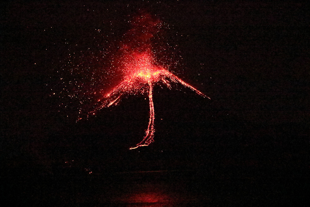 Anak Krakatau lava flow image 3